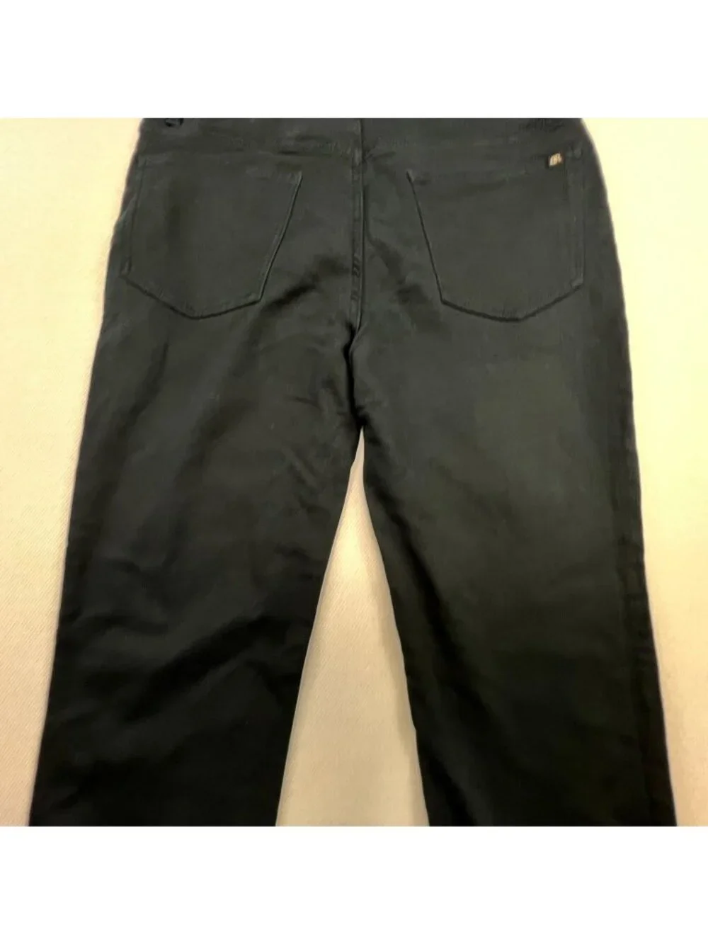Banana Republic Mens Slim Fit Chino Pants 32x30 Black Stretch Straight Trousers